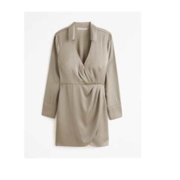 Abercrombie and fitch Long-Sleeve Wrap Shirt Dress
Size xs tall - Picture 2 of 2